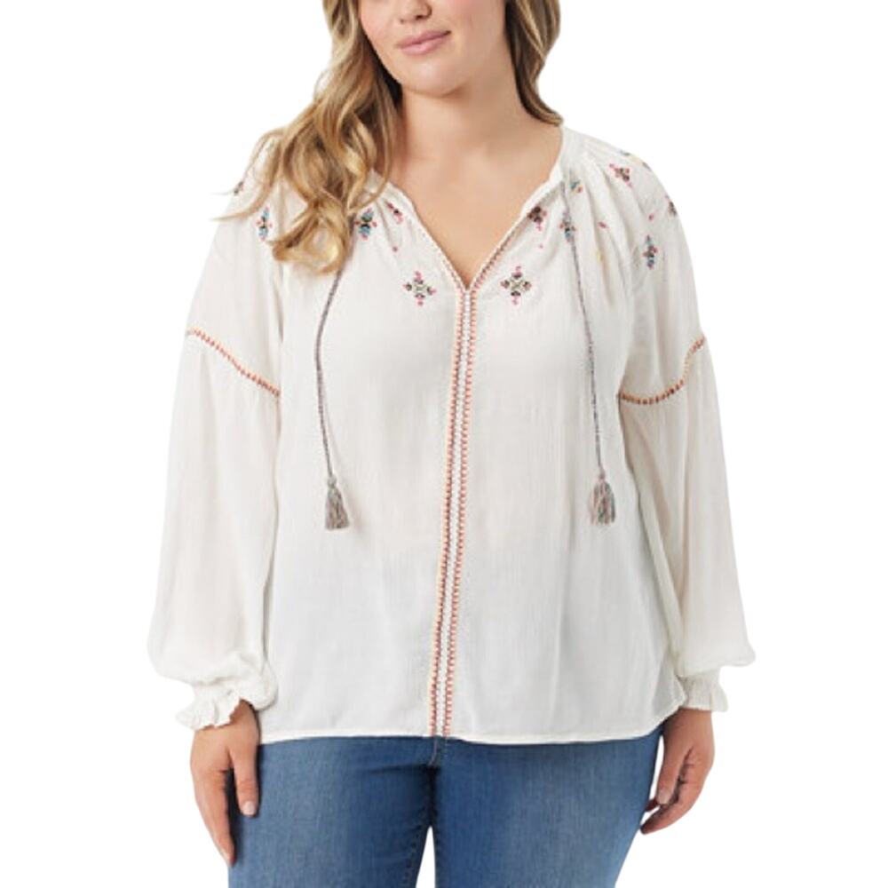 Jessica Simpson Trendy Plus Size Lissy Embellished Top Size 3X